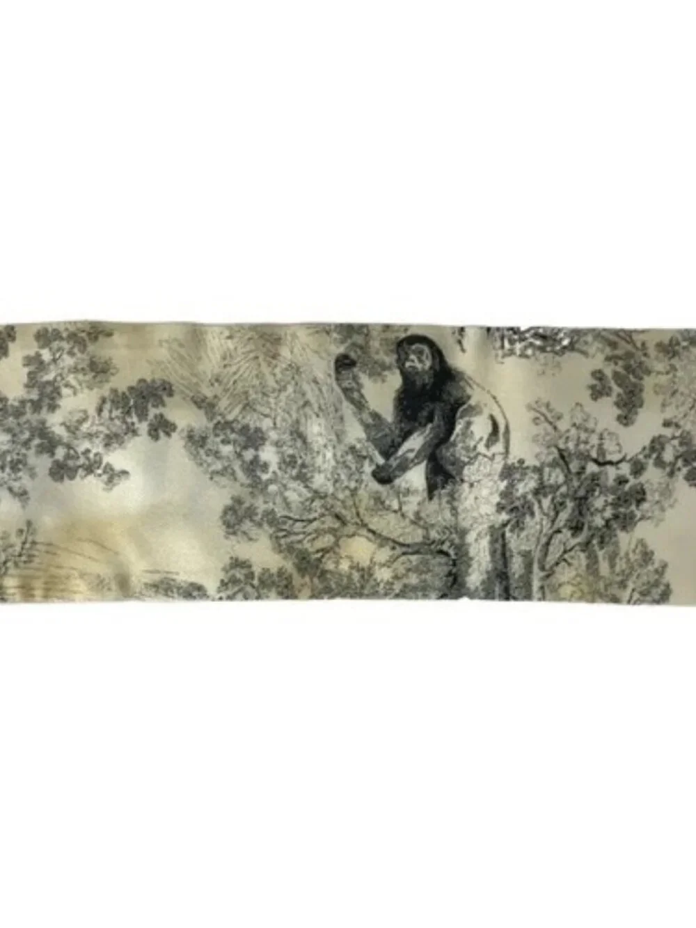 DIOR/ChristianDior White Gray Scarf